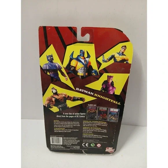 Batman Knightfall Series 1 Action Figure Mask Of Tengu Batman Sealed - Picture 2 of 4